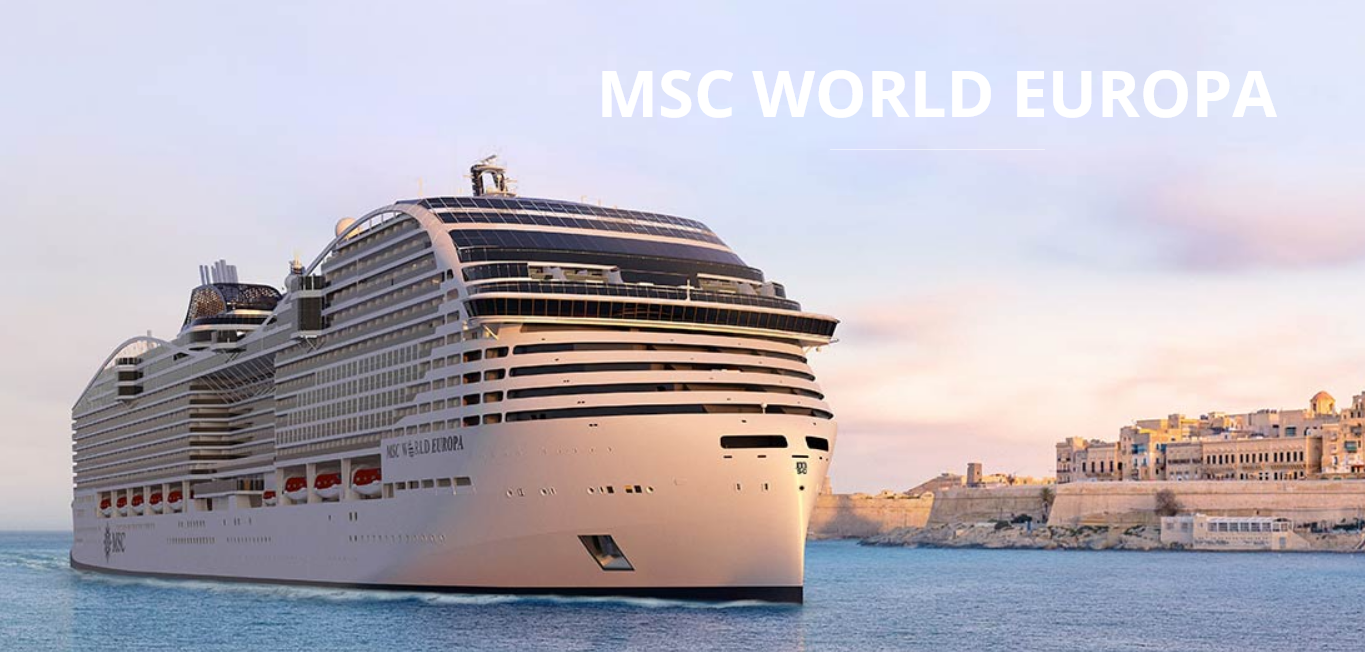 Poza vas de croaziere MSC World Europa